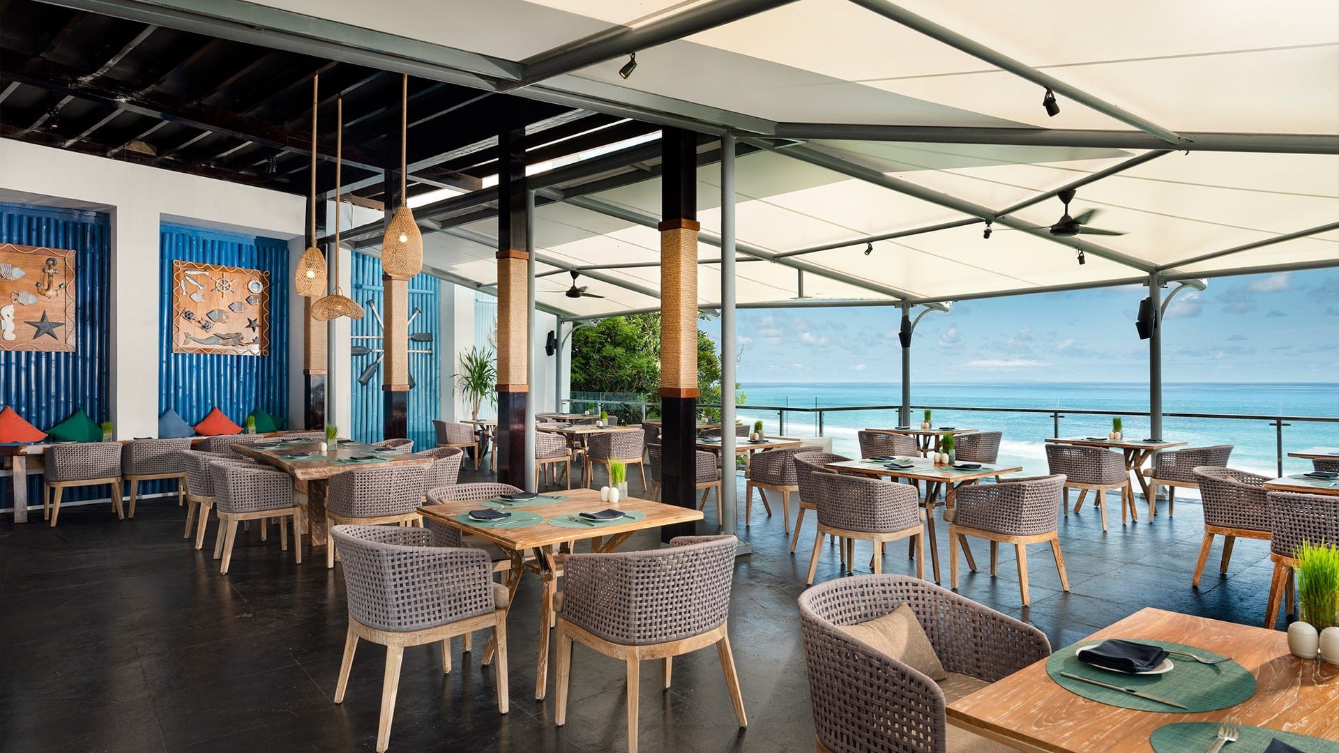 Botol Biru Bar & Grill dining setting