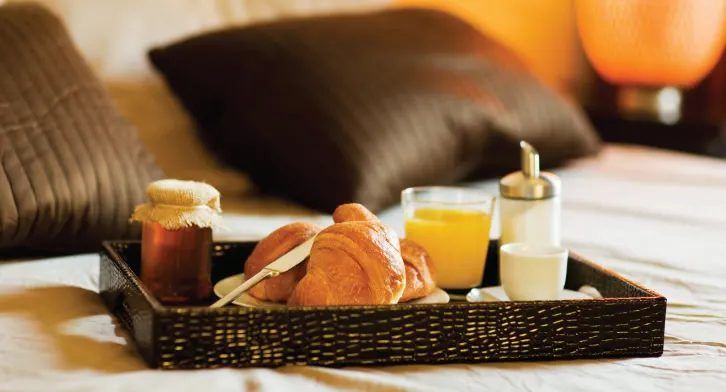 In-Room Dining dining setting